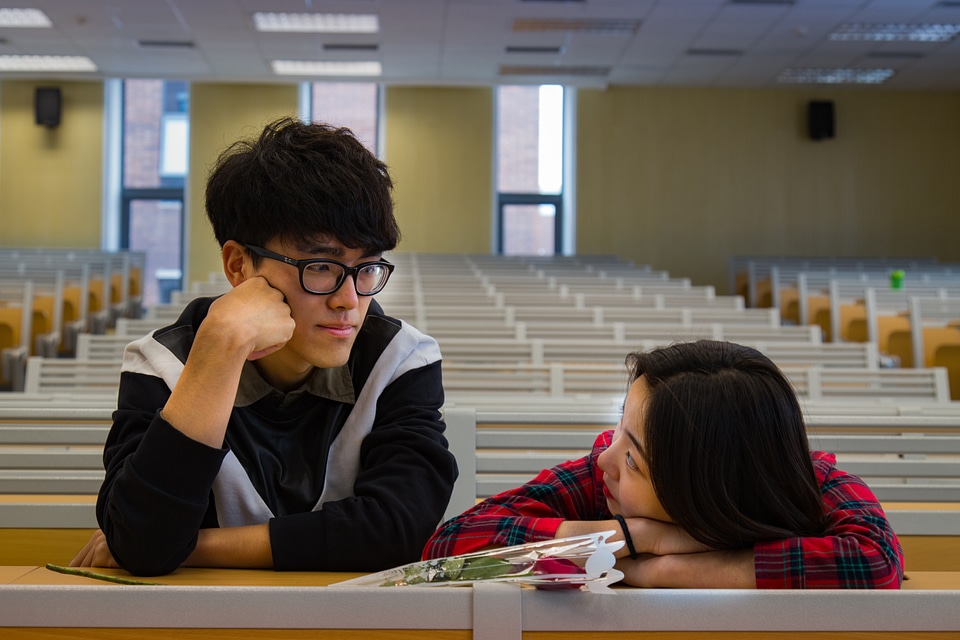 A pair of asia school