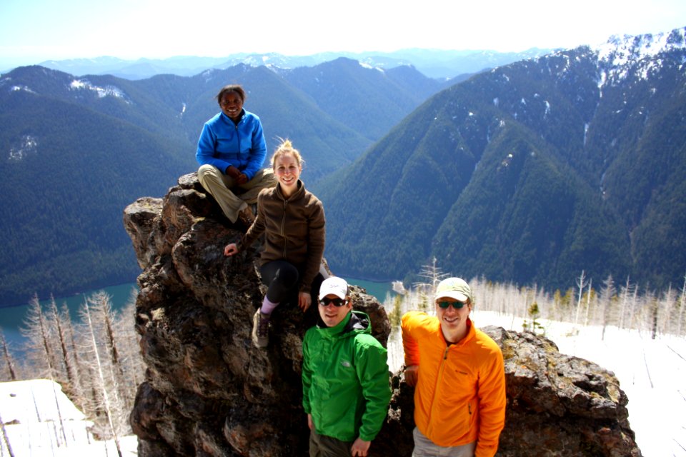 Mt Rose Lake Cushman-Hikers, Olympic National Forest