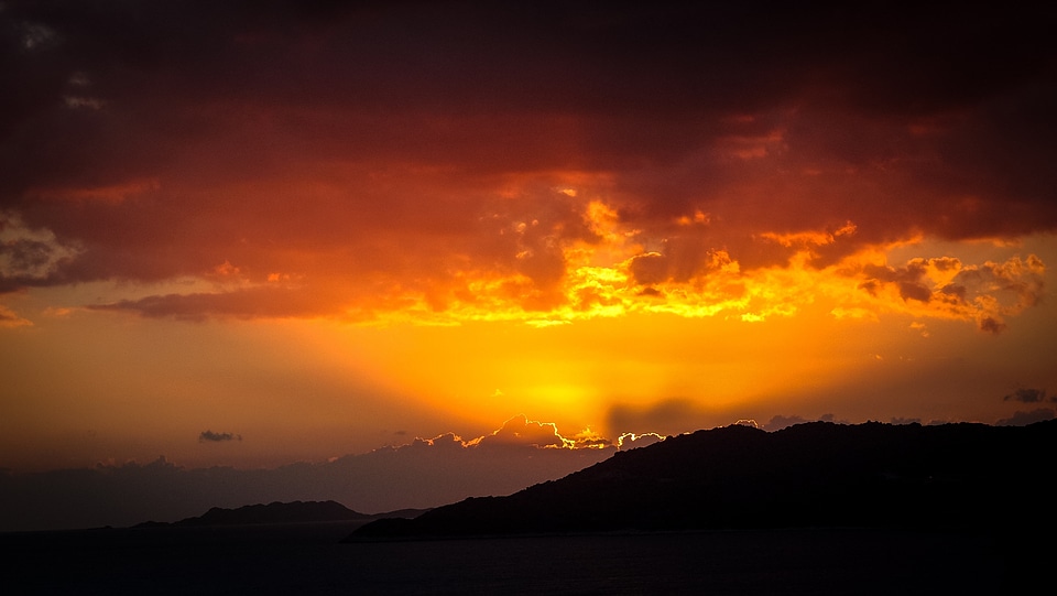 Sky abendstimmung afterglow