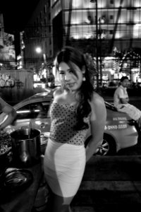 Ladyboy in Sukhumvit Road, Bangkok photo