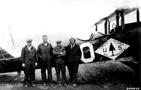 Forest Service Fire Patrol Airplane, Eugene, OR 1925