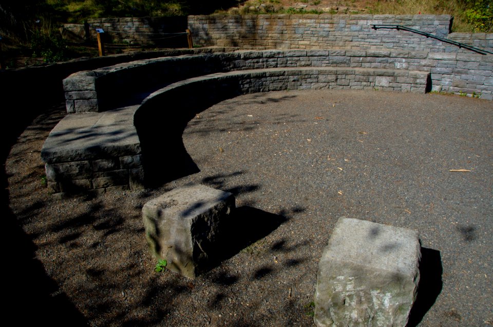 Detail of Nancy Russell Overlook-Columbia River Gorge