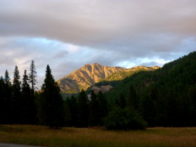 Krag Peak at Sunset, Wallowa-Whitman National Forest photo