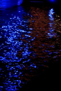 blue night water texture, Las Vegas