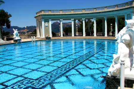 outdoor pool, Hearst Castle