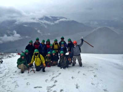 Washington Trails Association Volunteer Crew on Dog Mountain-Columbia River Gorge