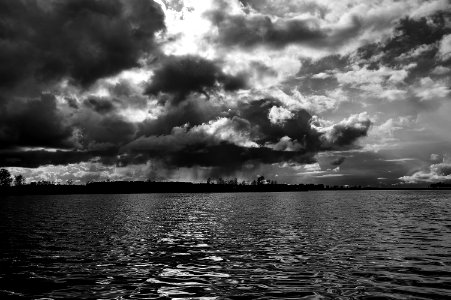 Clouds over the Volga