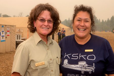 USFS Director of Fire & Aviation Management Shawna Legarza's visit to the ICP in Winthrop, WA