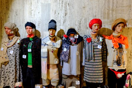 Mannequins Wearing Winter Clothes photo