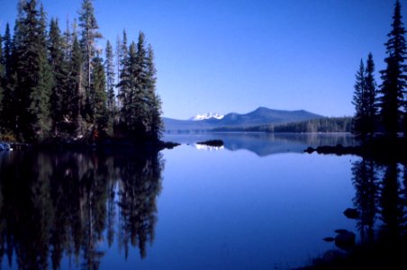 Reflections in Waldo Lake-Willamette photo