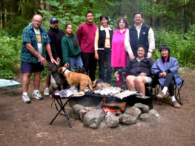 Glacier Creek Campers, Mt. Baker Snoqualmie National Forest photo