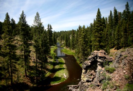 Malheur River flowing through Canyon-Malheur photo