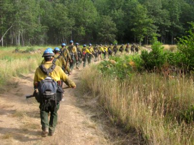 Oak Flat Fire 2010.  Hiking Into Fire, Rogue River Siskiyou National Forest