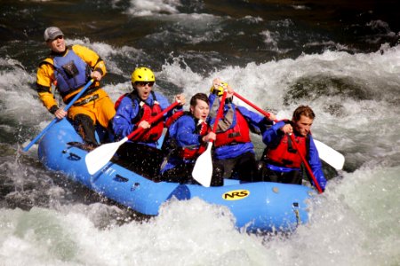 Rafting on the Clackamas River, Mt Hood National Forest
