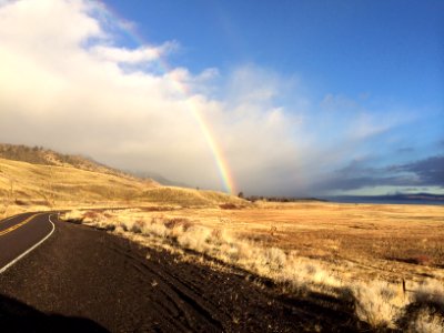 Rainbow at Summer Lake-Fremont Winema