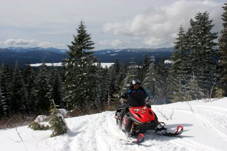 Snowmobiling on Mt Hood - Mt Hood photo