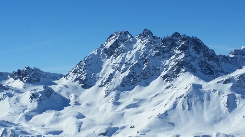 Ski area winter alpine photo