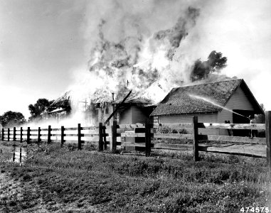 474575 House Fire, Cave Junction, OR 1953