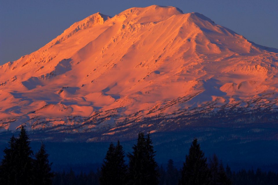 Mt Adams Sunset-Gifford Pinchot