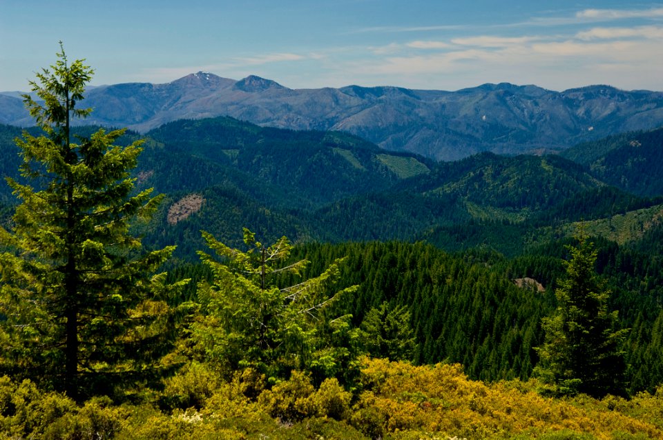 View from Onion Mountain Lookout, Rogue River Siskiyou National Forest