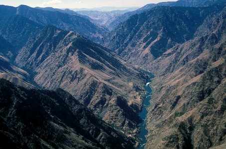 Aerial View of Hell's Canyon, Wallowa Whitman National Forest photo
