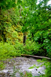 Stairwell to Oneonta Gorge Trail-Columbia River Gorge