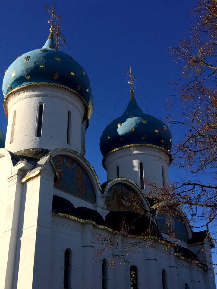謝爾蓋聖三一修道院～俄羅斯Russia 聖母安息大教堂西元1559—1589年建造。