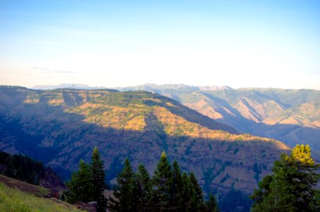 Northern View from Hell's Canyon Overlook, Wallowa Whitman National Forest photo