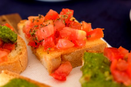 Bruschetta with Tomato and Basil photo