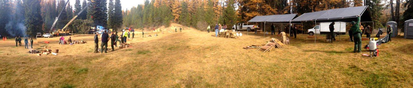 Panoramic of Capitol Christmas Tree Site-Colville National Forest photo