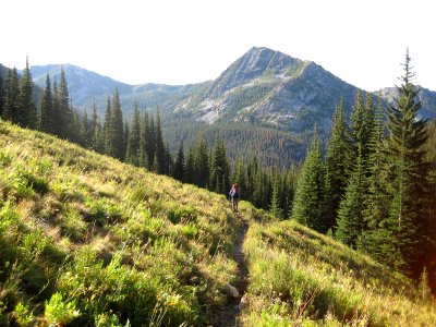 Trail above Lake Chelan-Okanogan Wenatchee photo