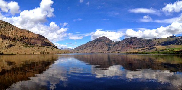 Palmer Lake panorama from the Pacific Northwest Trail along the Loomis-Oroville Road 2 photo