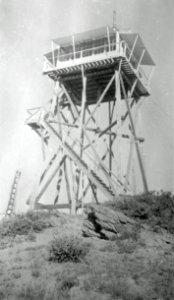 Lookout Tower Point Prominence, Whitman National Forest, OR c1942 photo