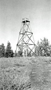 Lookout Tower, Beaver Creek, Whitman National Forest, OR 1942 photo