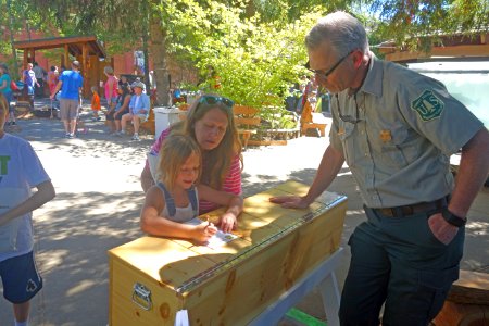 Glen Sachet, retired Forest Service Worker at Oregon State Fair, Willamette National Forest