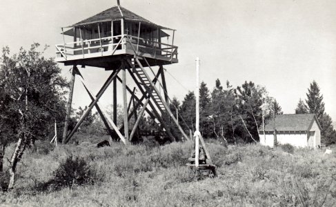 Black Butte Lookout Tower, Malheur National Forest, OR 1942 photo