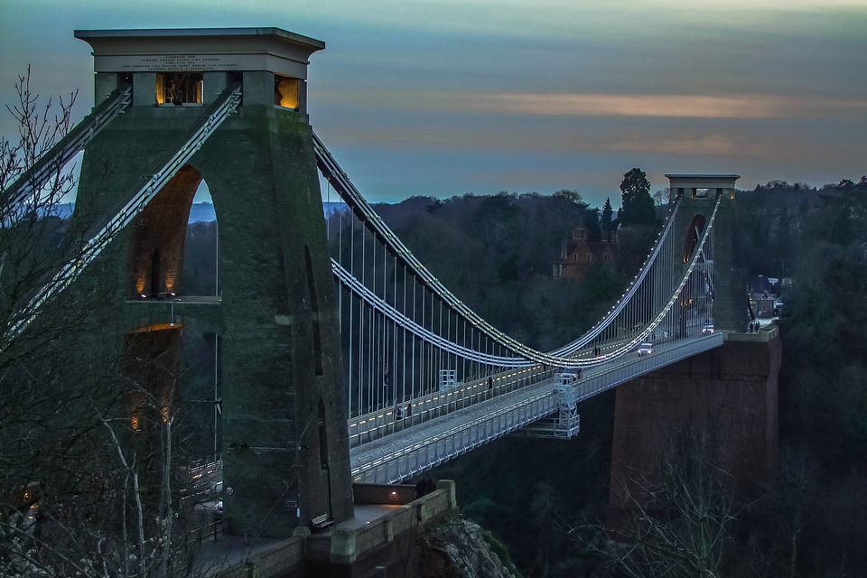 Bristol bridge building