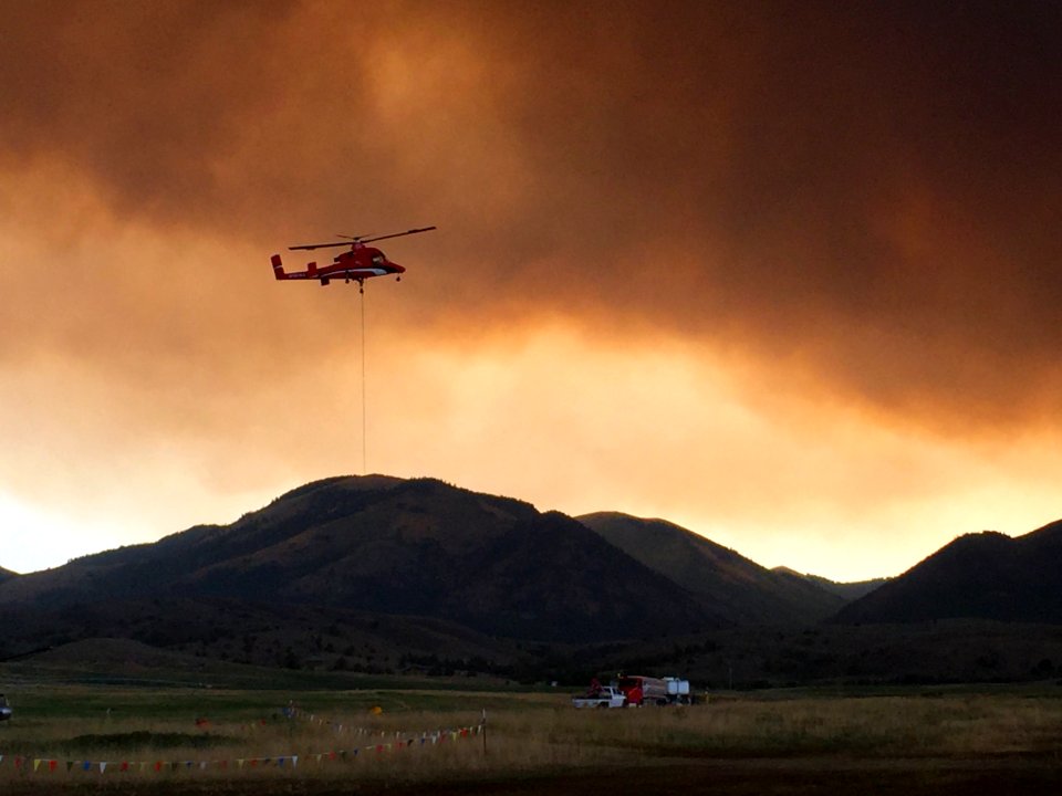 Rail Fire Helicopter, Wallowa Whitman and Malheur National Forest