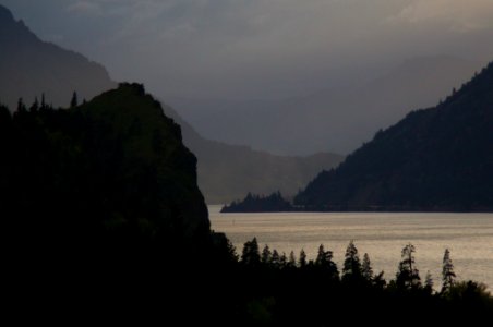 Columbia River by Rooster Rock-Columbia River Gorge