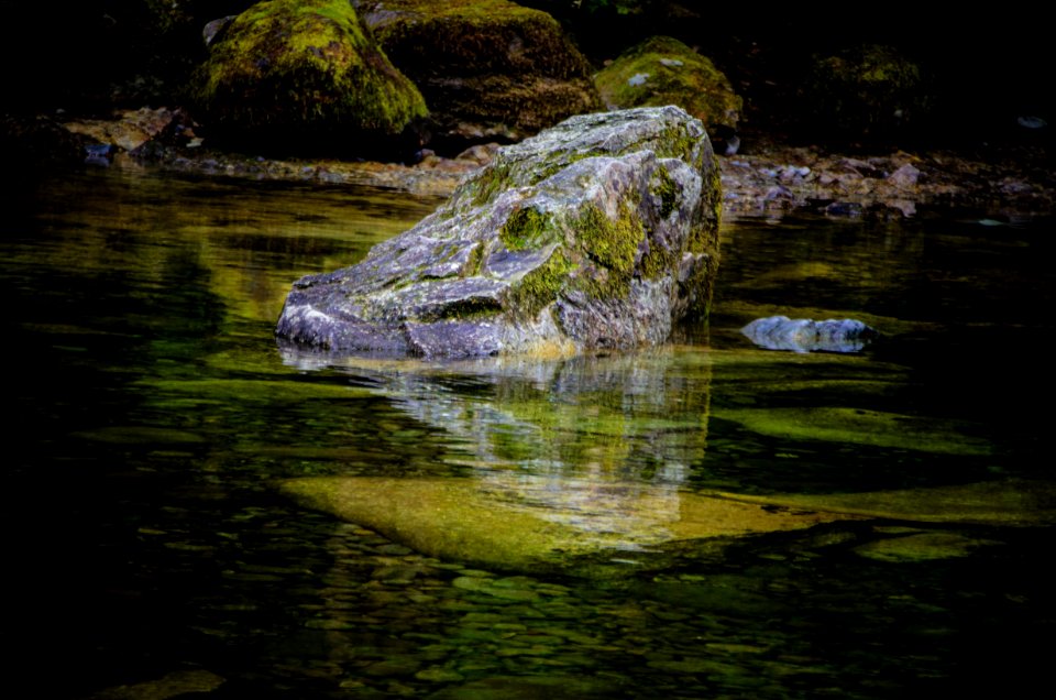 Boulder Detail at Three Pools, Willamette National Forest