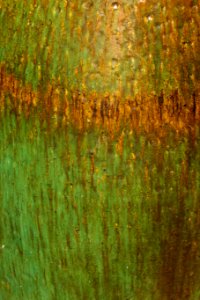 green and gold pottery texture photo