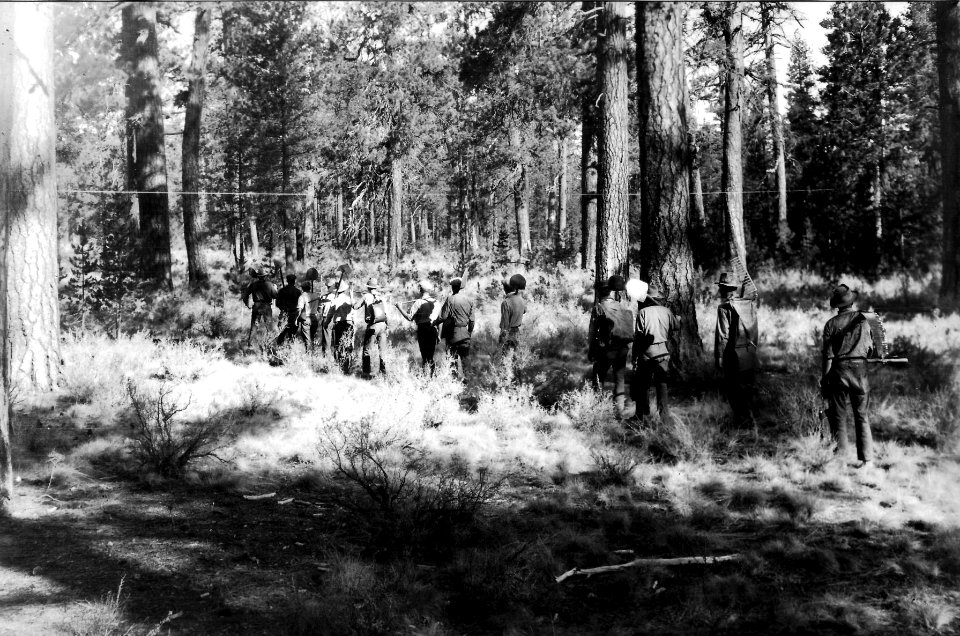 Fire Fighters Walking to Fire