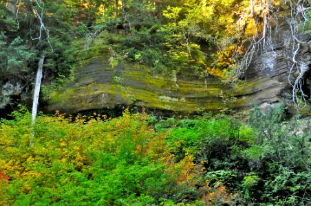 Cliff walls on the way to Valhalla, Willamette National Forest photo