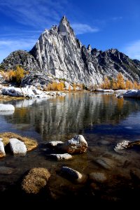 GNOME TARN IN THE ENCHANTMENTS-ALPINE LAKES WILDERNESS photo