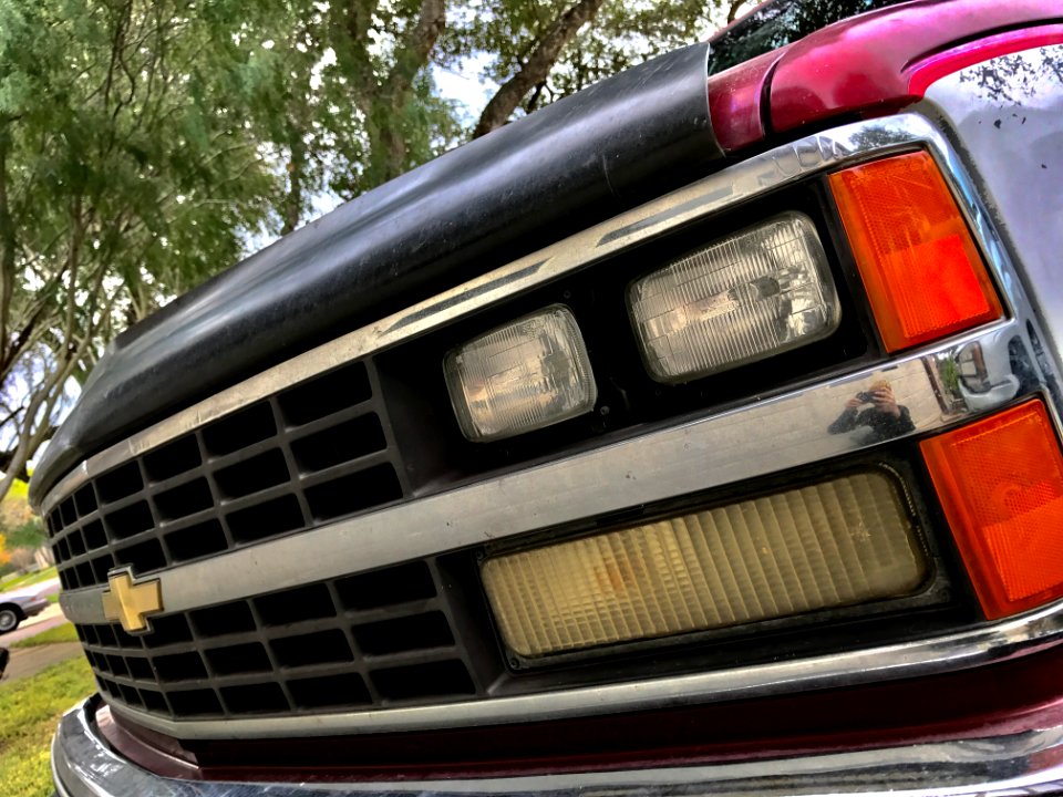 Old classic truck chevy 1989
