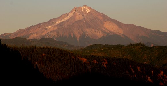 Mt Jefferson at Sunset, Willamette National Forest