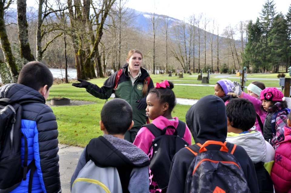 Every Kid in a Park Eagle Watching Activity on the Mt. Baker-Snoqualmie National Forest