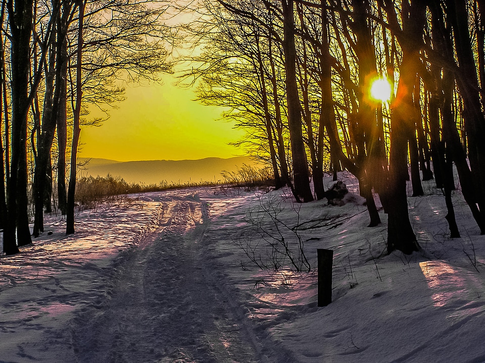 Sunset nature country