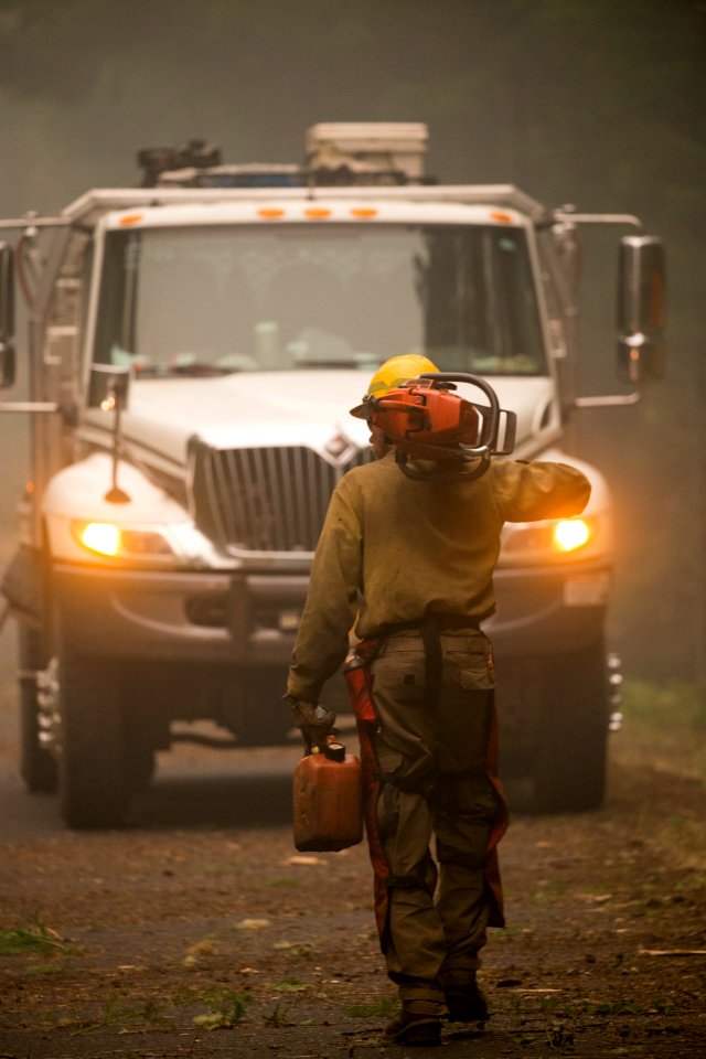 Firefighter, Umpqua National Forest Fires, 2017