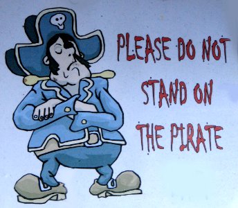 pirate sign photo